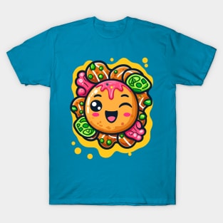 Super Cute Kawaii Takoyaki Octopus Balls Takoyaki T-Shirt